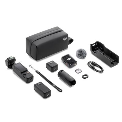 DJI กล้องวีดีโอ (สีดำ) รุ่น Osmo Pocket 3 Creator Combo